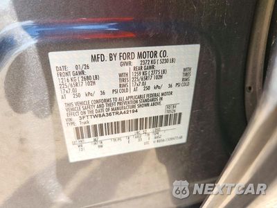 Zdjęcie 12 z 12 samochodu: 2026 FORD MAVERICK XL VIN:3FTTW8A36TRA42194 - miniatura