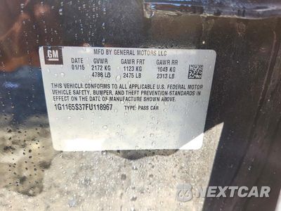 Zdjęcie 12 z 12 samochodu: 2015 CHEVROLET IMPALA LTZ VIN:1G1165S37FU118967 - miniatura