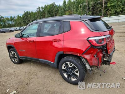 Drugie zdjęcie samochodu z przodu: 2017 JEEP COMPASS TRAILHAWK VIN:3C4NJDDB9HT607082 - miniatura