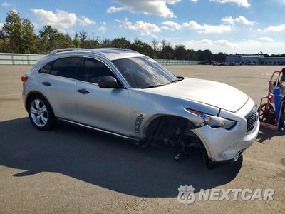 Czwarte zdjęcie samochodu z boku: 2014 INFINITI QX70 BASE VIN:JN8CS1MW2EM413361 - miniatura
