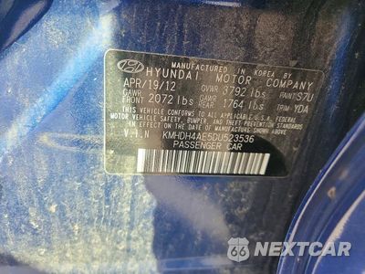Zdjęcie 12 z 12 samochodu: 2013 HYUNDAI ELANTRA LIMITED VIN:KMHDH4AE5DU523536 - miniatura