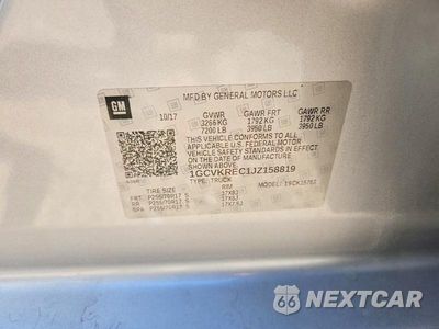 Zdjęcie 12 z 12 samochodu: 2018 CHEVROLET SILVERADO K1500 LT VIN:1GCVKREC1JZ158819 - miniatura