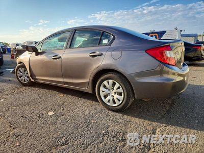 Drugie zdjęcie samochodu z przodu: 2012 HONDA CIVIC LX VIN:19XFB2F52CE362166 - miniatura