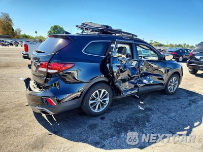 Trzecie zdjęcie samochodu z tyłu: 2017 HYUNDAI SANTA FE LIMITED VIN:KM8SN4HF4HU212006 - miniatura