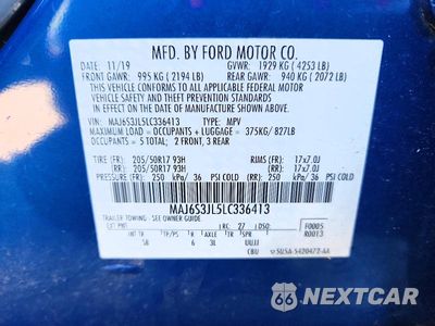 Zdjęcie 12 z 12 samochodu: 2020 FORD ECOSPORT SES VIN:MAJ6S3JL5LC336413 - miniatura