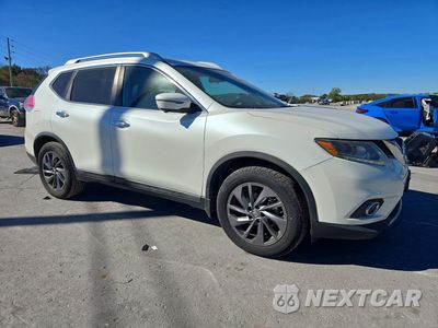Czwarte zdjęcie samochodu z boku: 2016 NISSAN ROGUE SL VIN:5N1AT2MT9GC915140 - miniatura