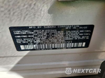 Zdjęcie 12 z 12 samochodu: 2022 SUBARU FORESTER TOURING VIN:JF2SKARC3NH439743 - miniatura