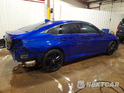 Trzecie zdjęcie samochodu z tyłu: 2019 HONDA ACCORD SPORT VIN:1HGCV1F35KA170374 - miniatura
