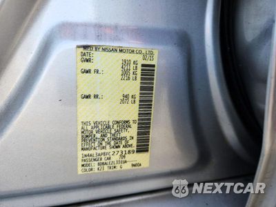 Zdjęcie 12 z 12 samochodu: 2015 NISSAN ALTIMA S VIN:1N4AL3AP8FC273189 - miniatura