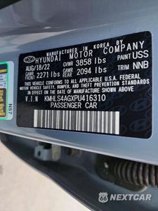 Zdjęcie 12 z 12 samochodu: 2023 HYUNDAI ELANTRA SEL VIN:KMHLS4AGXPU416310 - miniatura