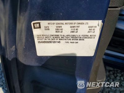 Zdjęcie 12 z 12 samochodu: 2005 BUICK LACROSSE CXL VIN:2G4WD532951291145 - miniatura