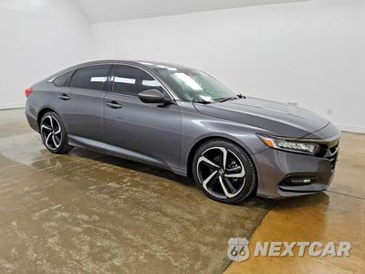 Czwarte zdjęcie samochodu z boku: 2020 HONDA ACCORD SPORT VIN:1HGCV1F31LA104731 - miniatura