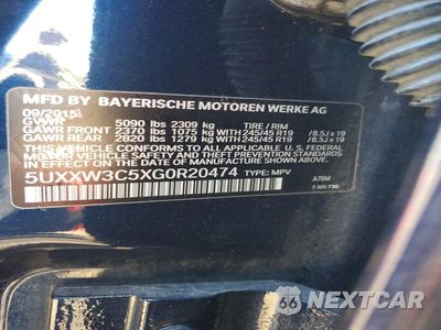 Zdjęcie 13 z 13 samochodu: 2016 BMW X4 XDRIVE28I VIN:5UXXW3C5XG0R20474 - miniatura