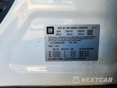 Zdjęcie 13 z 13 samochodu: 2021 BUICK ENCORE PREFERRED VIN:KL4CJESM5MB364099 - miniatura