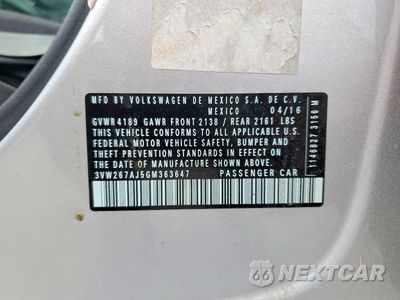 Zdjęcie 12 z 12 samochodu: 2016 VOLKSWAGEN JETTA S VIN:3VW267AJ5GM363647 - miniatura
