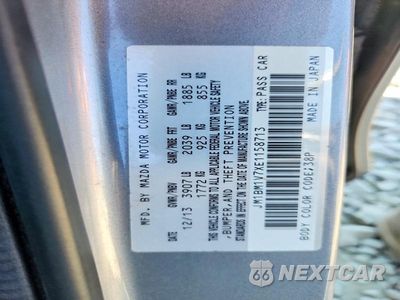 Zdjęcie 13 z 13 samochodu: 2014 MAZDA 3 TOURING VIN:JM1BM1V7XE1158713 - miniatura