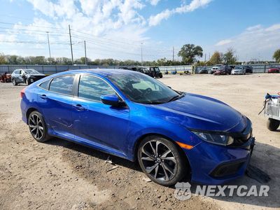 Czwarte zdjęcie samochodu z boku: 2020 HONDA CIVIC SPORT VIN:2HGFC2F82LH534757 - miniatura