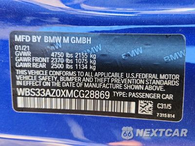 Zdjęcie 13 z 13 samochodu: 2021 BMW M4 COMPETITION VIN:WBS33AZ0XMCG28869 - miniatura