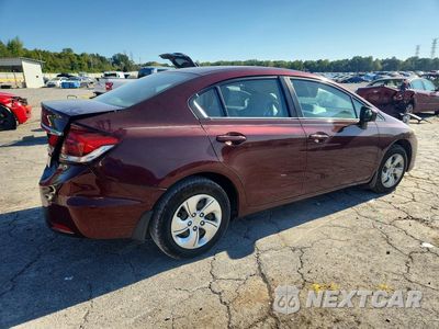 Trzecie zdjęcie samochodu z tyłu: 2015 HONDA CIVIC LX VIN:19XFB2F50FE049136 - miniatura