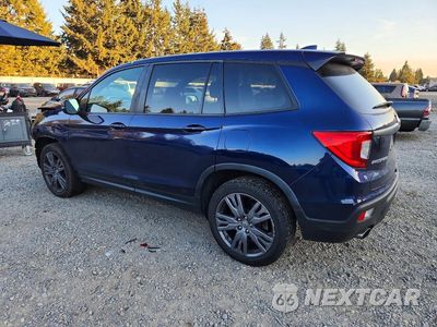Drugie zdjęcie samochodu z przodu: 2019 HONDA PASSPORT EXL VIN:5FNYF7H51KB011278 - miniatura