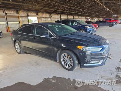 Czwarte zdjęcie samochodu z boku: 2017 FORD FUSION SE VIN:3FA6P0HD7HR122644 - miniatura
