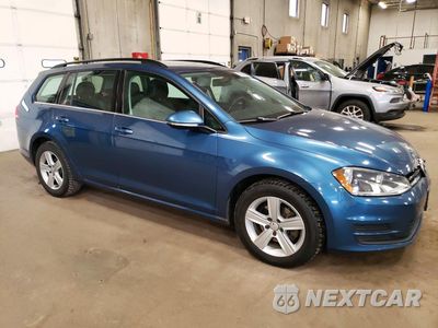 Czwarte zdjęcie samochodu z boku: 2015 VOLKSWAGEN GOLF SPORTWAGEN TDI S VIN:3VWCA7AU1FM503009 - miniatura