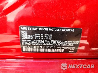 Zdjęcie 12 z 12 samochodu: 2015 BMW 320 I VIN:WBA3B1C57FP831755 - miniatura