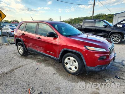 Czwarte zdjęcie samochodu z boku: 2016 JEEP CHEROKEE SPORT VIN:1C4PJLAB0GW177233 - miniatura