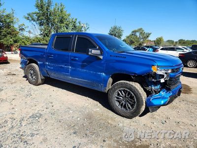 Czwarte zdjęcie samochodu z boku: 2023 CHEVROLET SILVERADO K1500 RST VIN:1GCUDEE86PZ156485 - miniatura