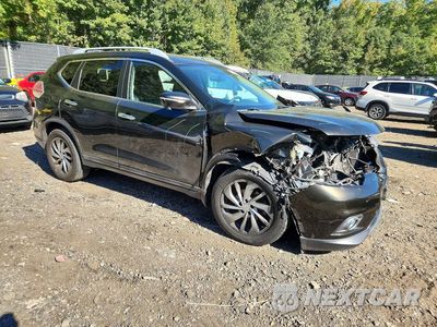 Czwarte zdjęcie samochodu z boku: 2014 NISSAN ROGUE SL VIN:5N1AT2MV6EC856515 - miniatura