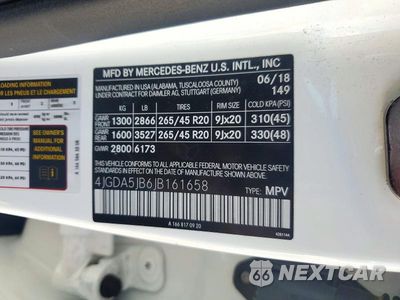 Zdjęcie 13 z 13 samochodu: 2018 MERCEDES-BENZ GLE 350 VIN:4JGDA5JB6JB161658 - miniatura