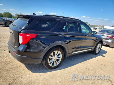 Trzecie zdjęcie samochodu z tyłu: 2020 FORD EXPLORER XLT VIN:1FMSK7DH8LGB80525 - miniatura