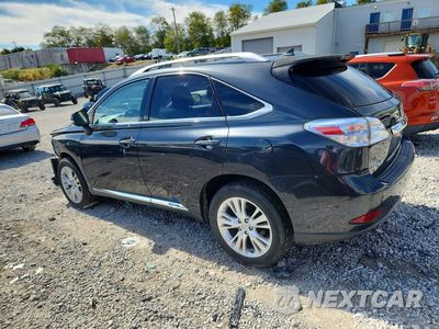 Drugie zdjęcie samochodu z przodu: 2010 LEXUS RX 450H VIN:JTJBC1BA2A2006736 - miniatura