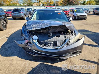 Piąte zdjęcie samochodu w środku: 2013 HONDA CIVIC LX VIN:19XFB2F50DE065138 - miniatura
