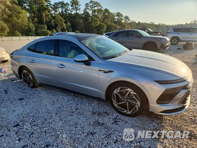 Czwarte zdjęcie samochodu z boku: 2024 HYUNDAI SONATA SEL VIN:KMHL14JA3RA360150 - miniatura