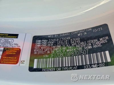 Zdjęcie 10 z 10 samochodu: 2023 SUBARU BRZ PREMIUM VIN:JF1ZDBC1XP8707507 - miniatura