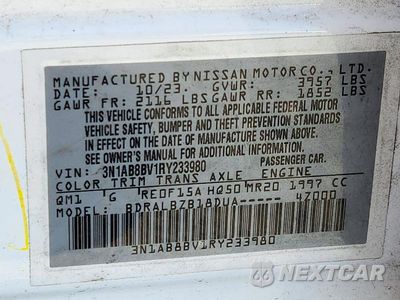 Zdjęcie 13 z 13 samochodu: 2024 NISSAN SENTRA S VIN:3N1AB8BV1RY233980 - miniatura