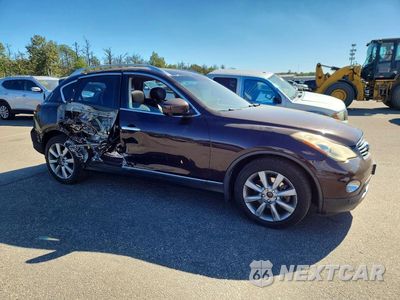 Czwarte zdjęcie samochodu z boku: 2010 INFINITI EX35 BASE VIN:JN1AJ0HR0AM755960 - miniatura