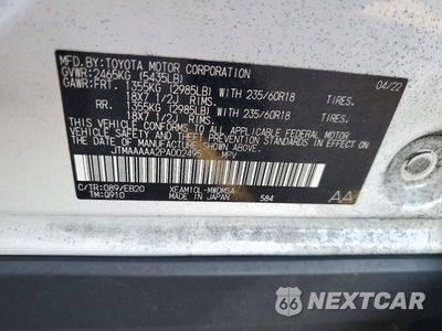 Zdjęcie 13 z 13 samochodu: 2023 TOYOTA BZ4X XLE VIN:JTMAAAAA2PA002495 - miniatura