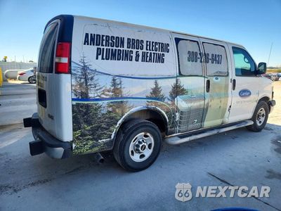 Trzecie zdjęcie samochodu z tyłu: 2014 GMC SAVANA 2500 CARGO DELIVERY VAN VIN:1GTW7FCA8E1908761 - miniatura