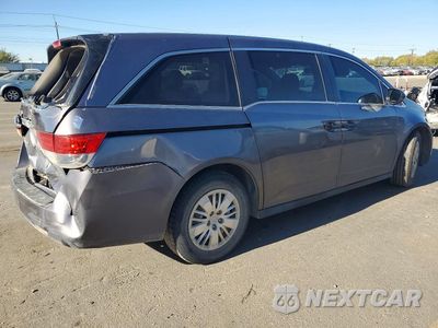 Trzecie zdjęcie samochodu z tyłu: 2015 HONDA ODYSSEY LX VIN:5FNRL5H27FB119191 - miniatura