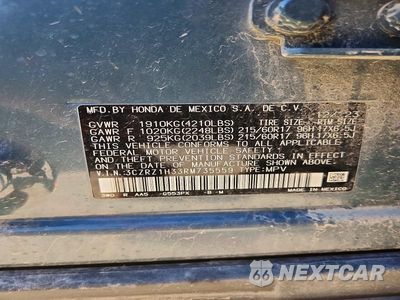 Zdjęcie 12 z 12 samochodu: 2024 HONDA HR-V LX VIN:3CZRZ1H33RM735559 - miniatura