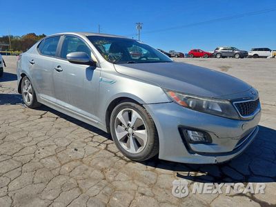 Czwarte zdjęcie samochodu z boku: 2014 KIA OPTIMA HYBRID VIN:KNAGN4AD4E5075655 - miniatura