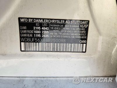 Zdjęcie 13 z 13 samochodu: 2008 MERCEDES-BENZ E 350 VIN:WDBUF56X88B250098 - miniatura