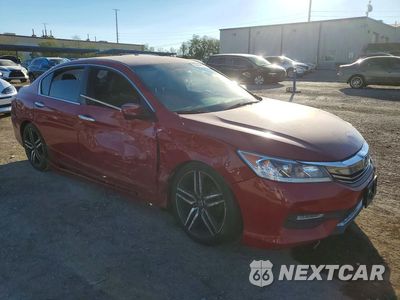 Czwarte zdjęcie samochodu z boku: 2016 HONDA ACCORD SPORT VIN:1HGCR2F56GA225689 - miniatura