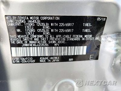 Zdjęcie 14 z 14 samochodu: 2018 TOYOTA RAV4 XLE VIN:JTMRFREV6JJ228286 - miniatura