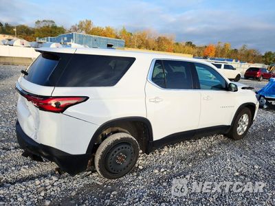 Trzecie zdjęcie samochodu z tyłu: 2023 CHEVROLET TRAVERSE LS VIN:1GNERFKW5PJ332883 - miniatura