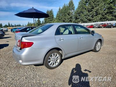 Trzecie zdjęcie samochodu z tyłu: 2009 TOYOTA COROLLA XLE VIN:JTDBL40E499053277 - miniatura