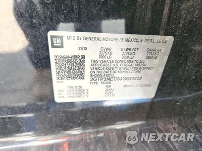 Zdjęcie 12 z 12 samochodu: 2018 GMC SIERRA C1500 SLT VIN:3GTP1NEC5JG633912 - miniatura