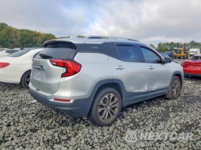 Trzecie zdjęcie samochodu z tyłu: 2019 GMC TERRAIN SLT VIN:3GKALVEX3KL349887 - miniatura